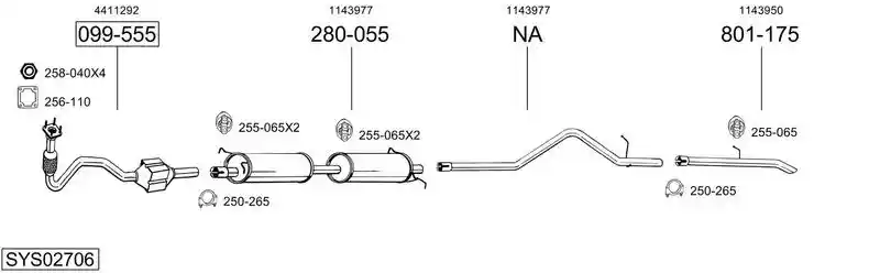 BOSAL SYS02706