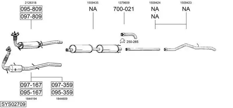 BOSAL SYS02709