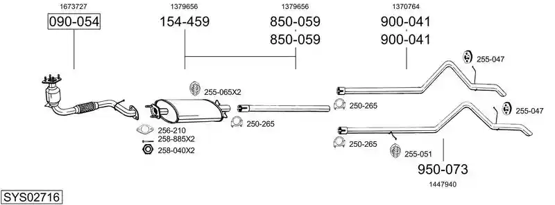 BOSAL SYS02716