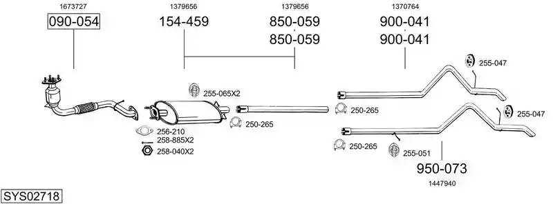 BOSAL SYS02718