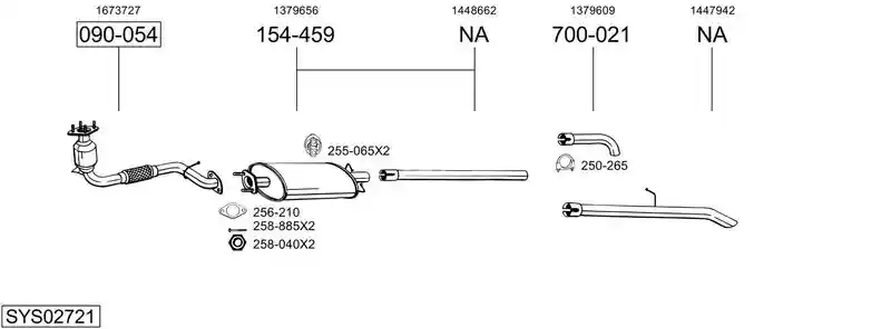 BOSAL SYS02721
