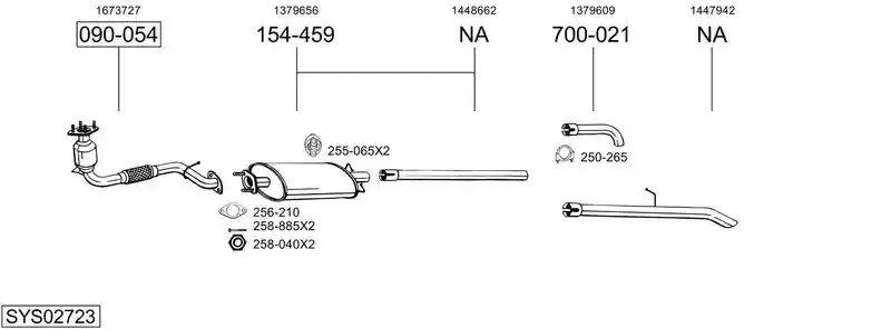 BOSAL SYS02723