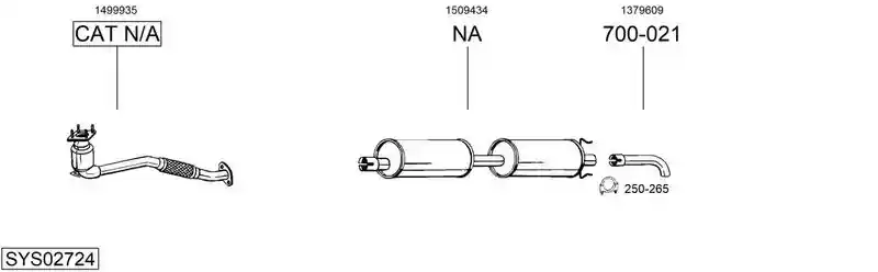 BOSAL SYS02724