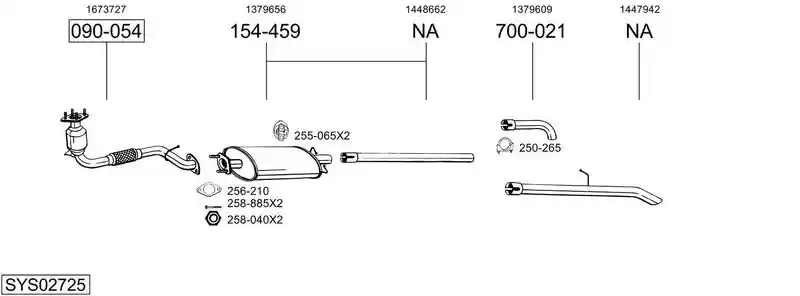 BOSAL SYS02725