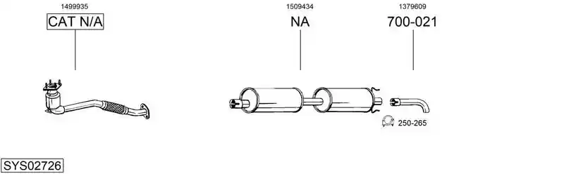 BOSAL SYS02726