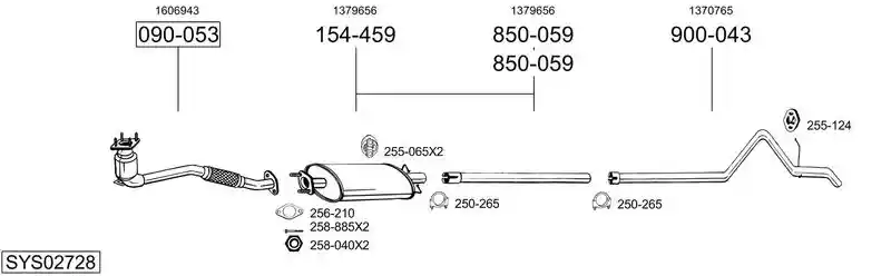 BOSAL SYS02728