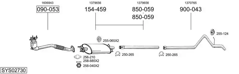 BOSAL SYS02730