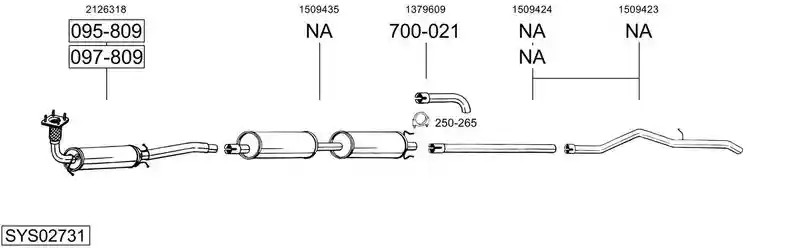 BOSAL SYS02731