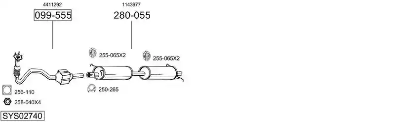BOSAL SYS02740