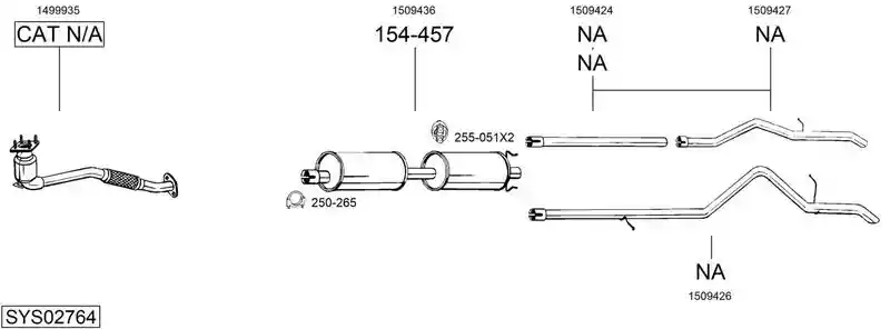 BOSAL SYS02764