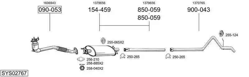 BOSAL SYS02767