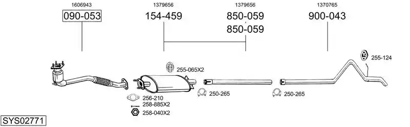 BOSAL SYS02771