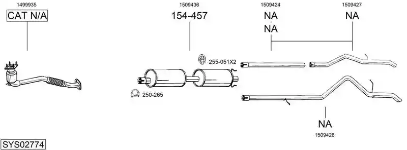 BOSAL SYS02774
