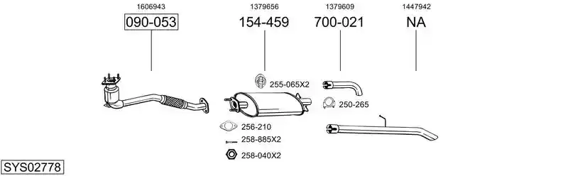 BOSAL SYS02778