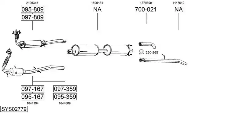 BOSAL SYS02779