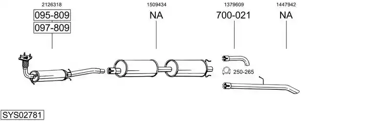 BOSAL SYS02781