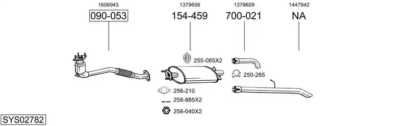 BOSAL SYS02782