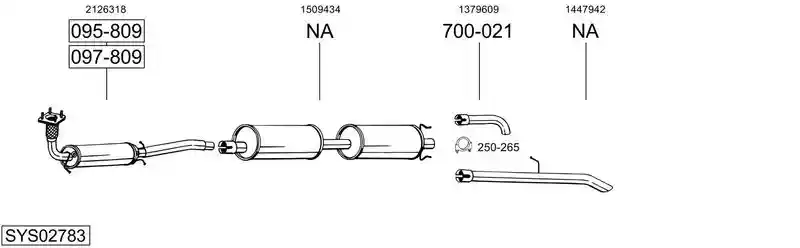 BOSAL SYS02783