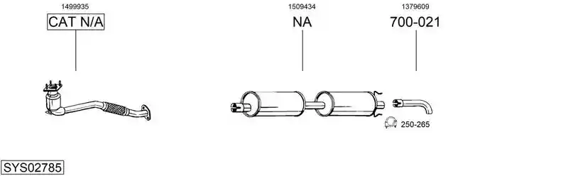 BOSAL SYS02785