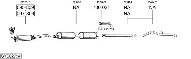 BOSAL SYS02794