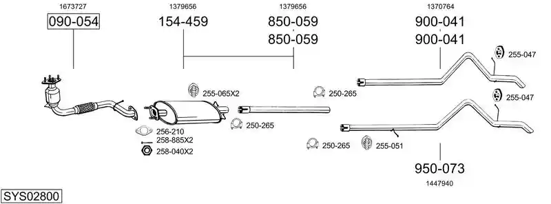 BOSAL SYS02800