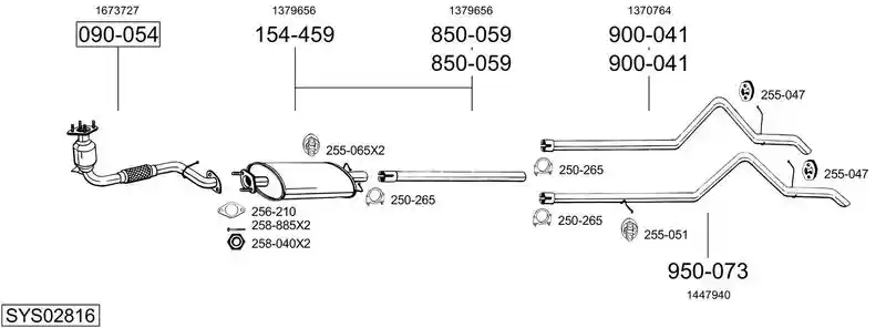 BOSAL SYS02816