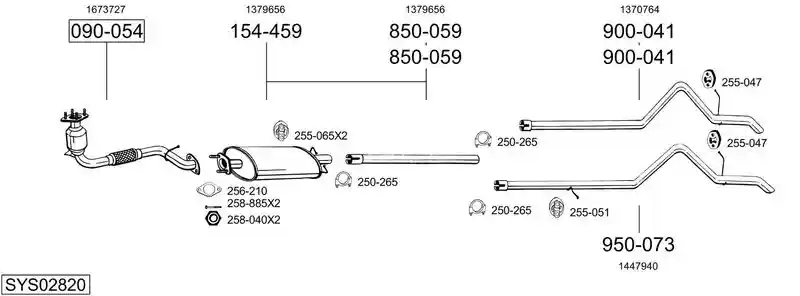 BOSAL SYS02820