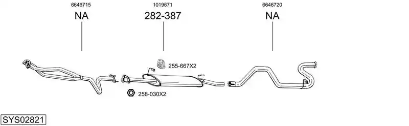 BOSAL SYS02821