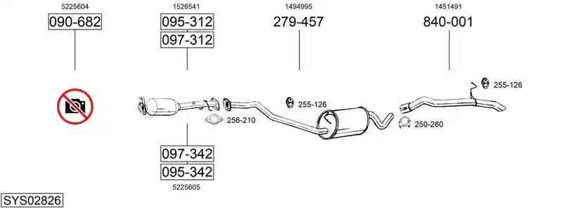 BOSAL SYS02826