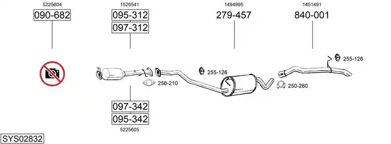 BOSAL SYS02832