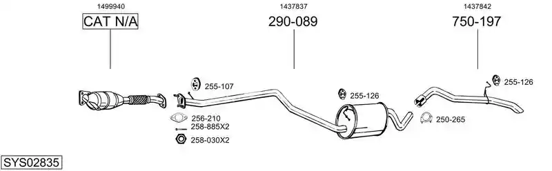 BOSAL SYS02835