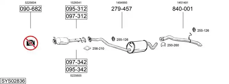 BOSAL SYS02836