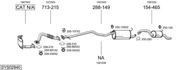 BOSAL SYS02840