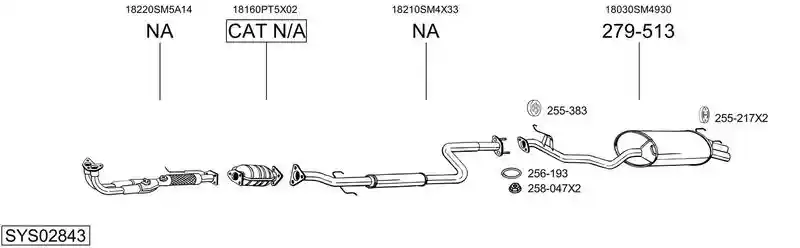 BOSAL SYS02843