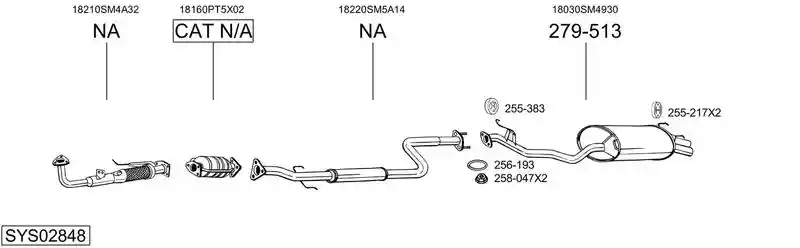 BOSAL SYS02848