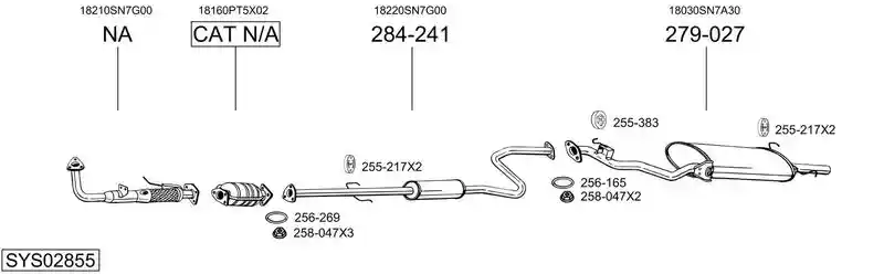 BOSAL SYS02855