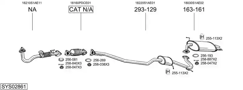 BOSAL SYS02861