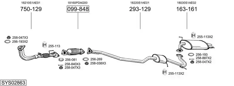 BOSAL SYS02863