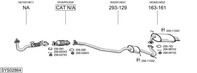 BOSAL SYS02864