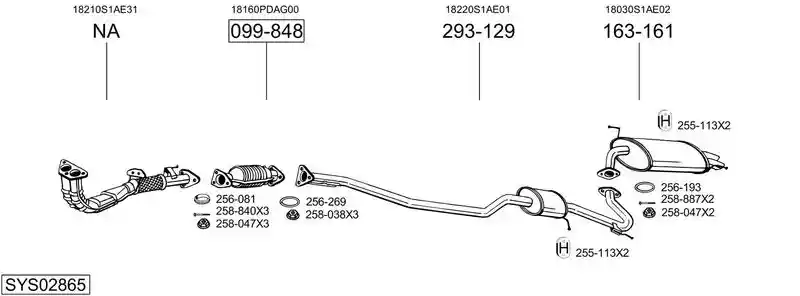BOSAL SYS02865