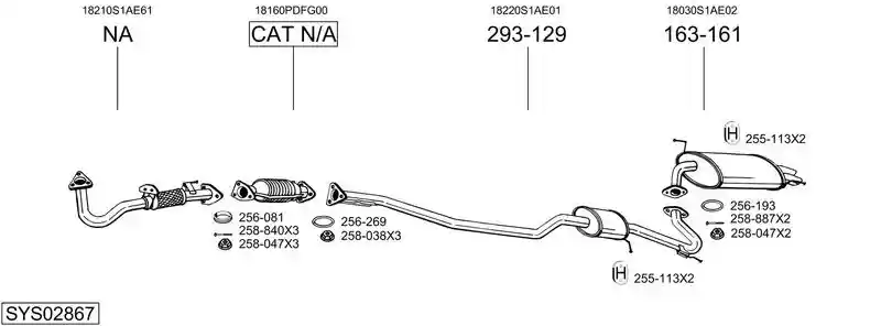 BOSAL SYS02867