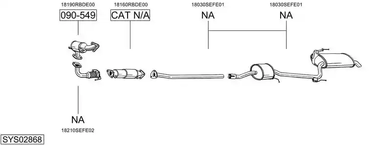 BOSAL SYS02868