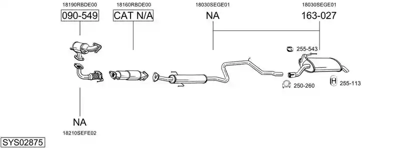 BOSAL SYS02875