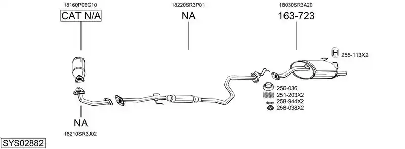 BOSAL SYS02882