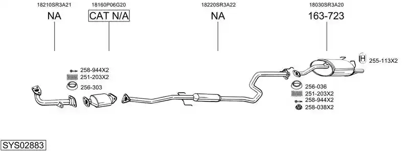 BOSAL SYS02883