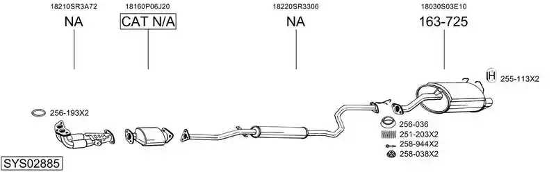 BOSAL SYS02885