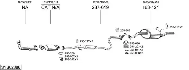 BOSAL SYS02886