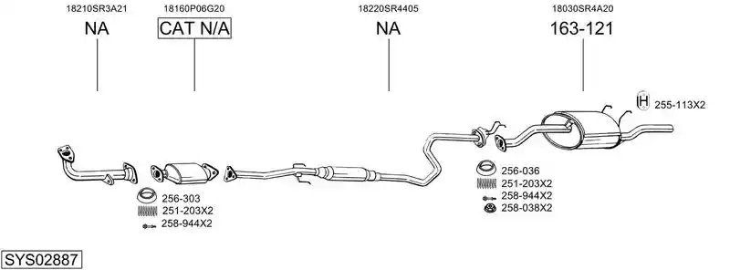 BOSAL SYS02887