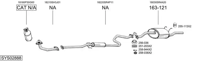BOSAL SYS02888