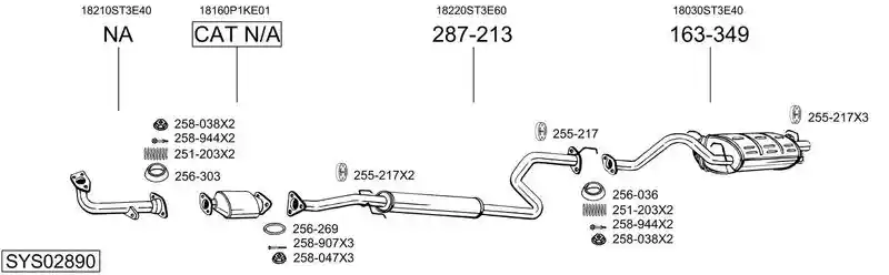 BOSAL SYS02890